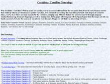 Tablet Screenshot of corzilius.org